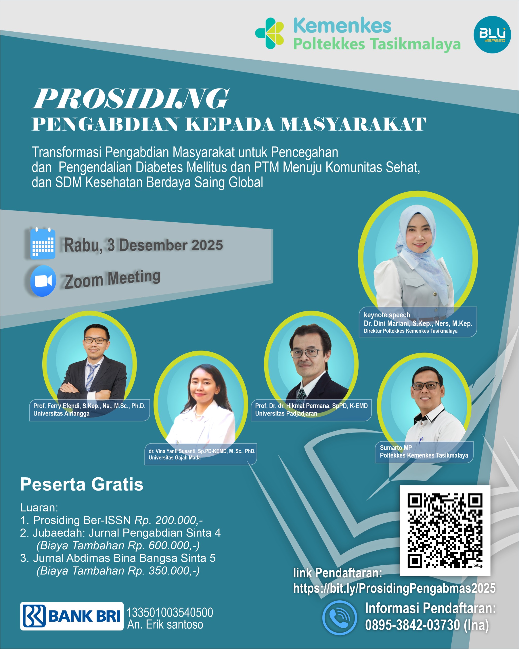 					View Vol. 5 No. 5 (2025): PROSIDING PENGABDIAN KEPADA MASYARAKAT 2025: Transformasi Pengabdian Masyarakat untuk Pencegahan  dan  Pengendalian Diabetes Mellitus dan PTM Menuju Komunitas Sehat,   dan SDM Kesehatan Berdaya Saing Global
				